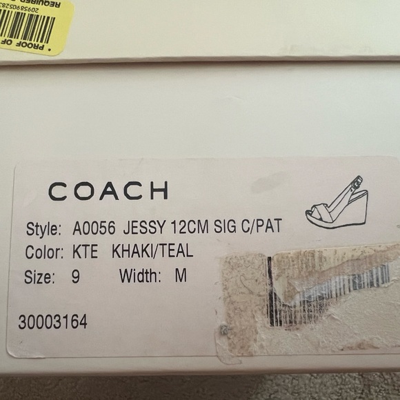 Coach Wedges size 9 - Picture 2 of 4